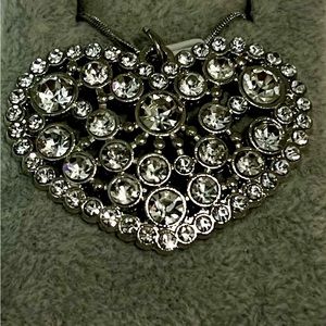 S925 STERLING SILVER HEAR NECKLACE